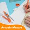 Geometry Set for Students, Math Protractor Compass with Rulers, Box of Protactor Kit for Class Supplies and School, 12 Pcs